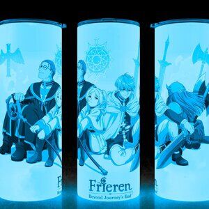 Glow in the Dark Frieren Beyond Journey's End Anime Cup Mug Tumbler 20oz